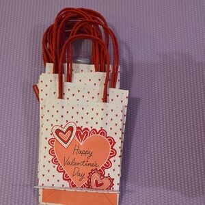 Celebrate It Valentine's Day Bags with Red Hearts
